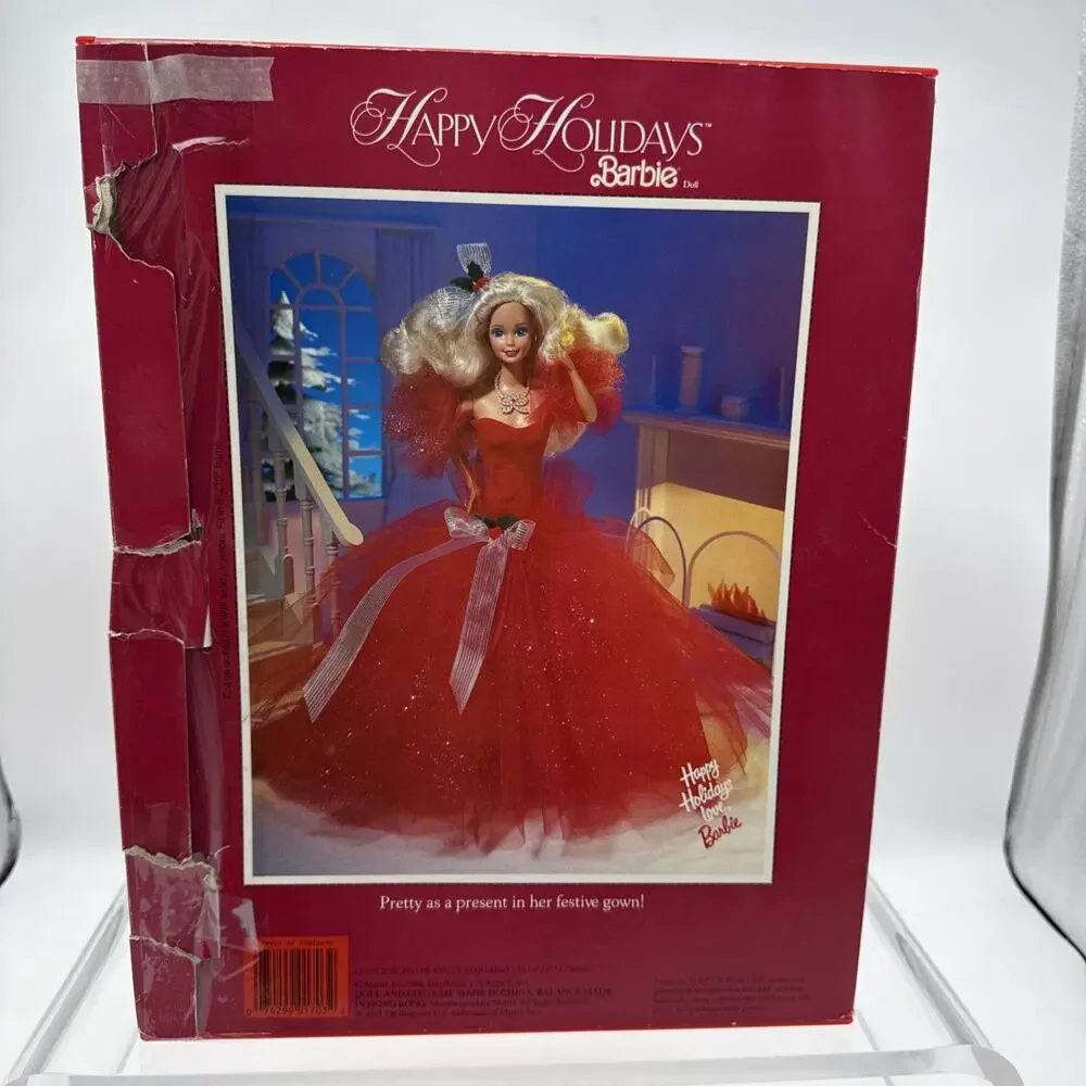 Happy Holidays: Special Edition Barbie 1988 First Release Series 1703.Box Damage